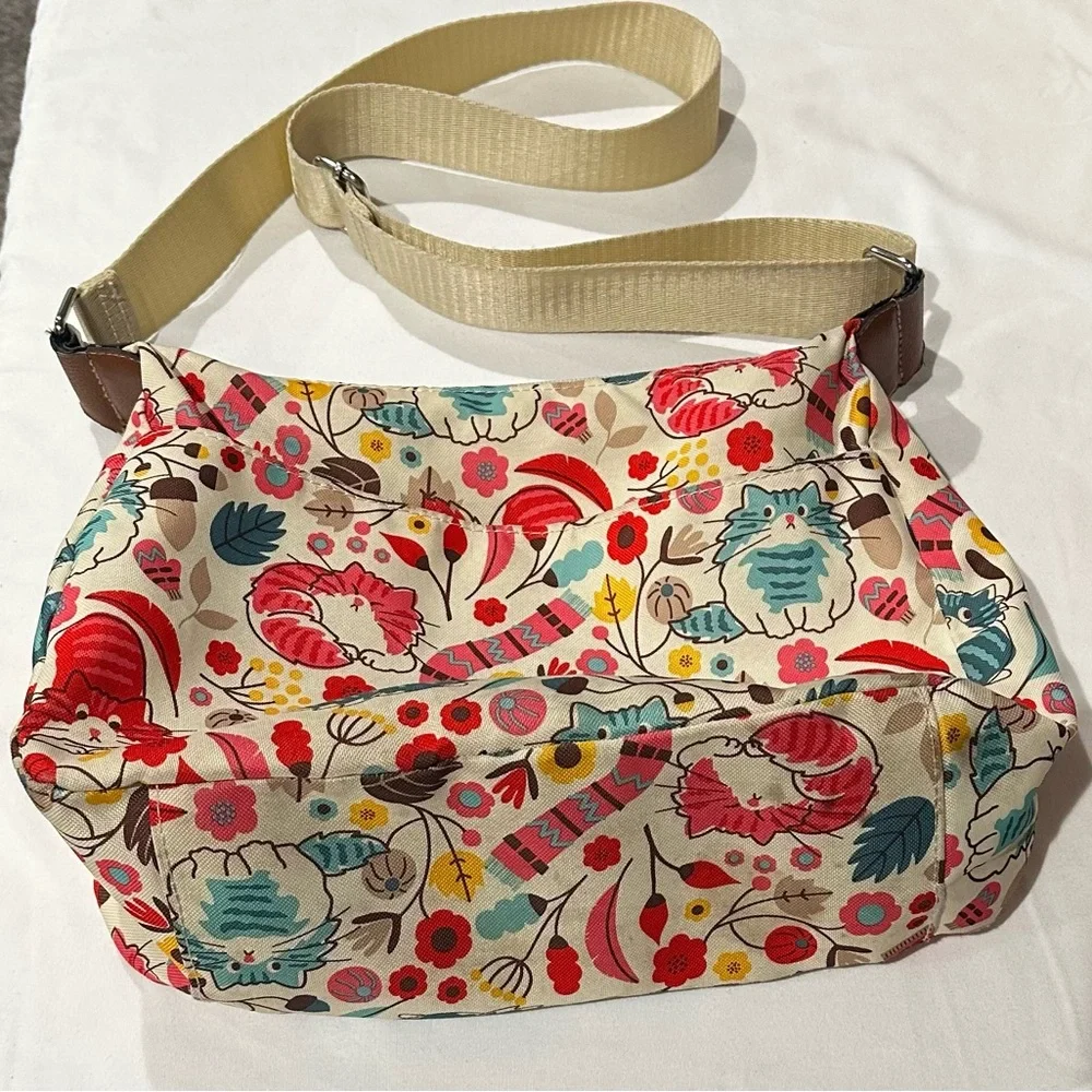 Loungefly Cream Floral Baby Bag